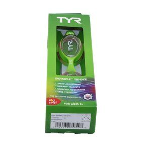 TYR Swimple Goggle Raspberry/Green Non-Mirrored NEW Swim Goggles